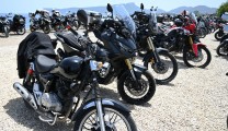 Motosiklet tutkunları Kemer’de buluştu