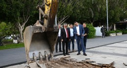 Cumhuriyet Meydanı’nda tadilat çalışması başladı