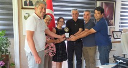 Altınkaya’dan Başkan Topaloğlu’na teşekkür plaketi