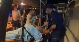 Kekova’da Kalp Krizi 70 Yaşındaki Adam Denizden Tahliye Edildi