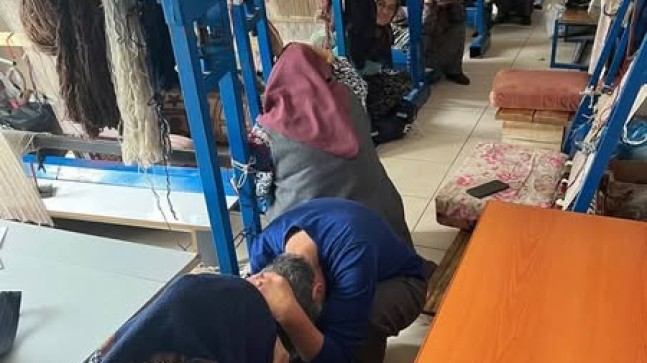 KORKUTELİ HALK EĞİTİM MERKEZİNDE DEPREM TATBİKATI
