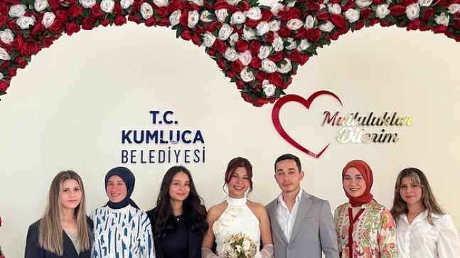 Kumluca’da Nursena Şen ve Oğuzhan Yakar Hayatlarını Birleştirdi
